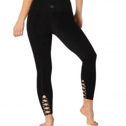 Beyond Yoga Spacedye Bright Side High Waisted 7/8 Yoga Leggings Darkest Night CLOTHING