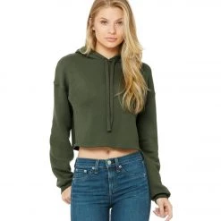 Bella + Canvas Cropped Fleece Hoodie