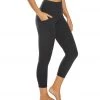 Balance Collection Lorena High Waisted Yoga Capris Black