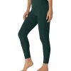 NEW ARRIVALS Beyond Yoga Spacedye Out Of Pocket High Waisted 7/8 Yoga Leggings Hunter Green/Nocturnal Navy