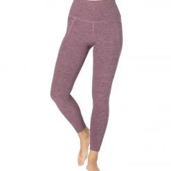 Beyond Yoga Spacedye Out Of Pocket High Waisted 7/8 Yoga Leggings Deep Blush/Wild Orchid NEW ARRIVALS