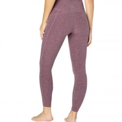Beyond Yoga Spacedye Out Of Pocket High Waisted 7/8 Yoga Leggings Deep Blush/Wild Orchid NEW ARRIVALS
