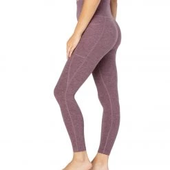 Beyond Yoga Spacedye Out Of Pocket High Waisted 7/8 Yoga Leggings Deep Blush/Wild Orchid NEW ARRIVALS