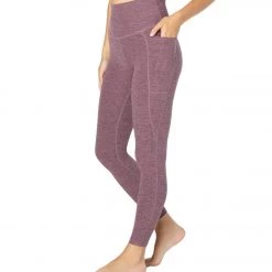 Beyond Yoga Spacedye Out Of Pocket High Waisted 7/8 Yoga Leggings Deep Blush/Wild Orchid NEW ARRIVALS
