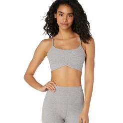 CLOTHING Beyond Yoga Spacedye Home Run Yoga Sports Bra Silver Mist