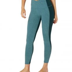 Beyond Yoga Spacedye Home Run High Waisted 7/8 Yoga Leggings Wild Sage/Deep Sage CLOTHING 9 Beyond Yoga Spacedye Home Run High Waisted 7/8 Yoga Leggings Wild Sage/Deep Sage CLOTHING