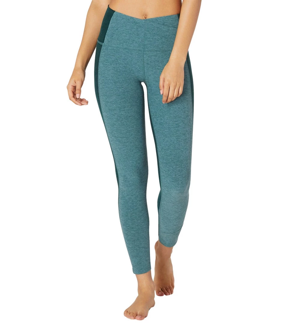 Beyond Yoga Spacedye Home Run High Waisted 7/8 Yoga Leggings Wild Sage/Deep Sage CLOTHING 5 Beyond Yoga Spacedye Home Run High Waisted 7/8 Yoga Leggings Wild Sage/Deep Sage CLOTHING