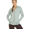 Balance Collection Full Zip After Yoga Jacket Slate Grey