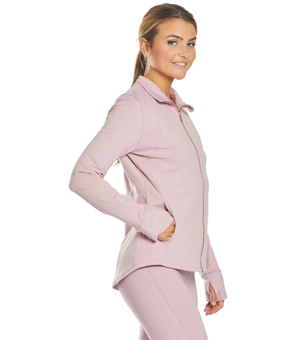 CLOTHING Balance Collection Full Zip After Yoga Jacket Mauve Shadows 4 CLOTHING Balance Collection Full Zip After Yoga Jacket Mauve Shadows