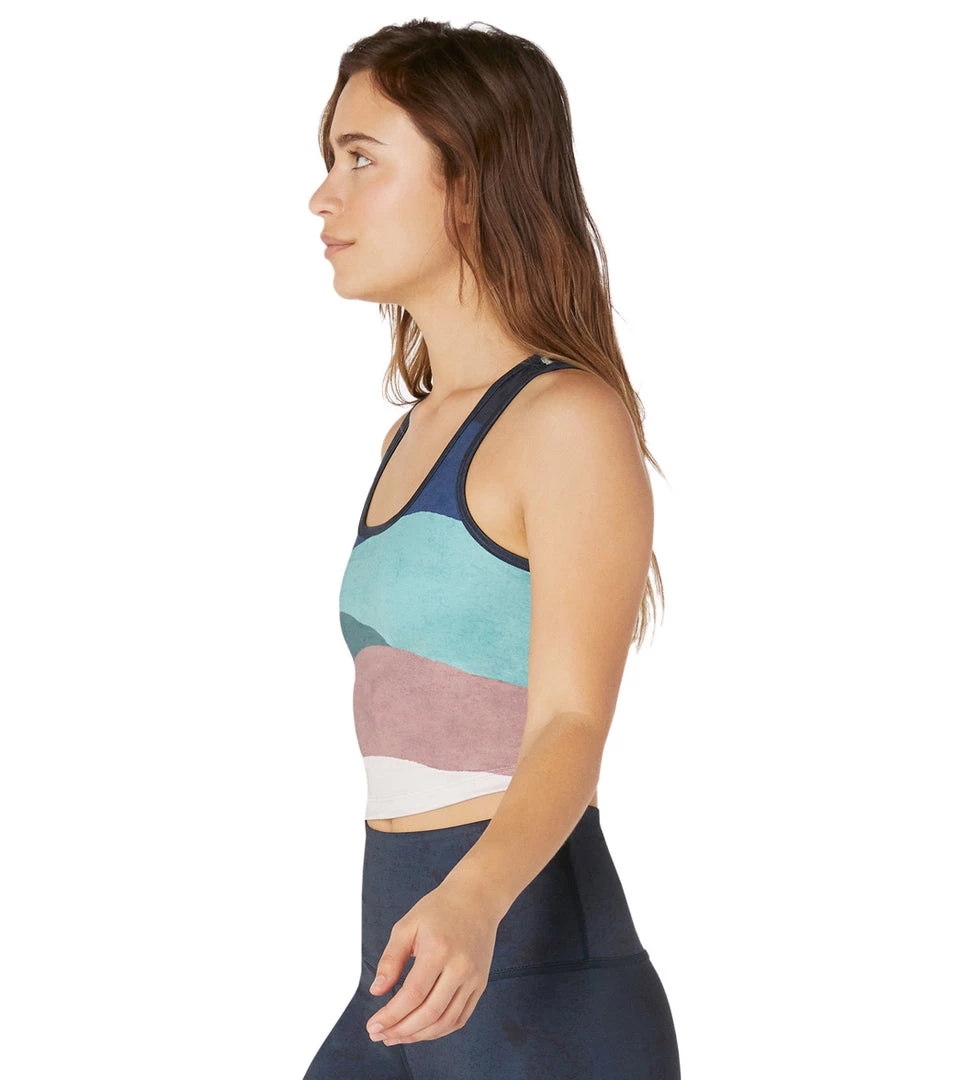 Beyond Yoga Engineered First Class Cropped Yoga Tank Scenic Ombre CLOTHING 6 Beyond Yoga Engineered First Class Cropped Yoga Tank Scenic Ombre CLOTHING
