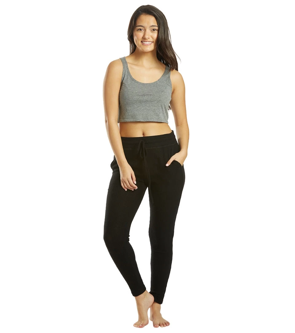 CLOTHING Beyond Yoga Your Line Midi Sweatpant Yoga Joggers Black 6 CLOTHING Beyond Yoga Your Line Midi Sweatpant Yoga Joggers Black