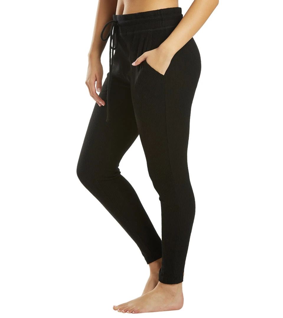 CLOTHING Beyond Yoga Your Line Midi Sweatpant Yoga Joggers Black 7 CLOTHING Beyond Yoga Your Line Midi Sweatpant Yoga Joggers Black