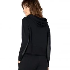 Beyond Yoga Tonal Block Cropped After Yoga Hoodie Black CLOTHING 10 Beyond Yoga Tonal Block Cropped After Yoga Hoodie Black CLOTHING