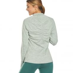 Women Balance Collection 1/4 Zip After Yoga Pullover Heather Slate Grey 11 Women Balance Collection 1/4 Zip After Yoga Pullover Heather Slate Grey