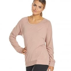 Balance Collection Lively Layering Yoga Top Heather Nostalgia Rose