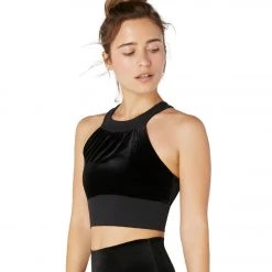 Beyond Yoga Velvet Cropped Yoga Tank Black 9 Beyond Yoga Velvet Cropped Yoga Tank Black
