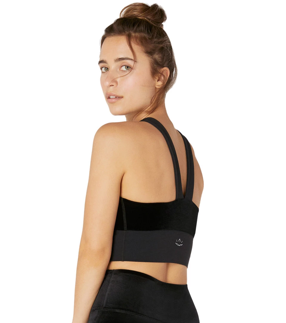 Beyond Yoga Velvet Cropped Yoga Tank Black 5 Beyond Yoga Velvet Cropped Yoga Tank Black