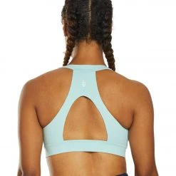Free People Blaze Yoga Sports Bra Turquoise CLOTHING