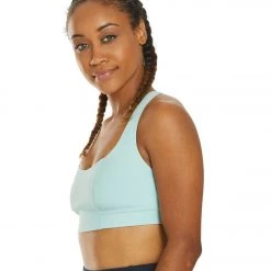 Free People Blaze Yoga Sports Bra Turquoise CLOTHING