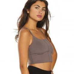 Free People Hanalei Yoga Crop Top Carbon 10 Free People Hanalei Yoga Crop Top Carbon