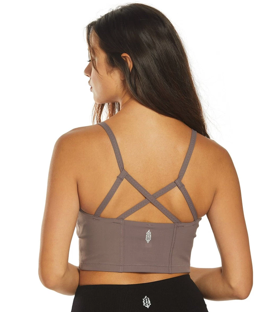 Free People Hanalei Yoga Crop Top Carbon 5 Free People Hanalei Yoga Crop Top Carbon