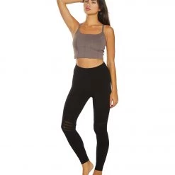 Free People Hanalei Yoga Crop Top Carbon 12 Free People Hanalei Yoga Crop Top Carbon
