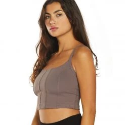 Free People Hanalei Yoga Crop Top Carbon 13 Free People Hanalei Yoga Crop Top Carbon