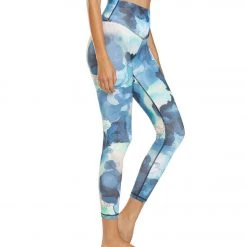 DYI Printed Signature Yoga Leggings Watercolor Shell
