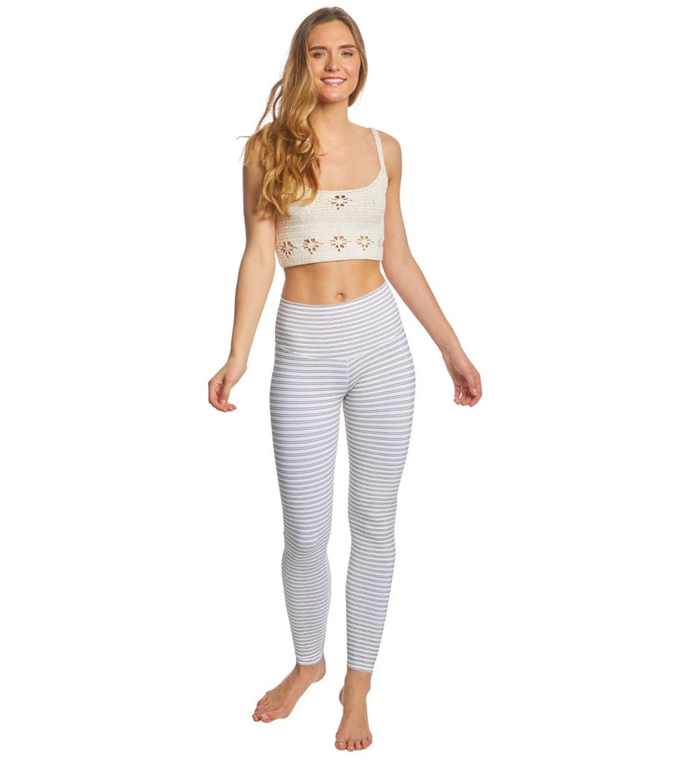 DYI Printed Signature Yoga Leggings Cacao/Pearl 10 DYI Printed Signature Yoga Leggings Cacao/Pearl