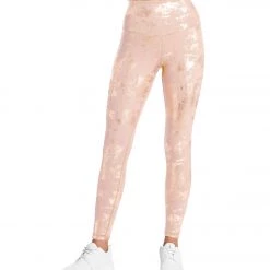 DYI Printed Signature Yoga Leggings Pinecone Slate/Champagne Foil 8 DYI Printed Signature Yoga Leggings Pinecone Slate/Champagne Foil