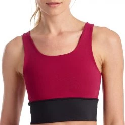 DYI Elevate Yoga Sports Bra Crimson/Black