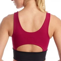 DYI Elevate Yoga Sports Bra Crimson/Black