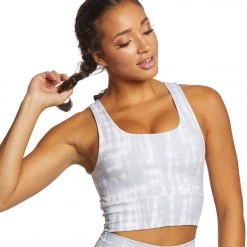 DYI Elevate Yoga Sports Bra Steel Tie Dye