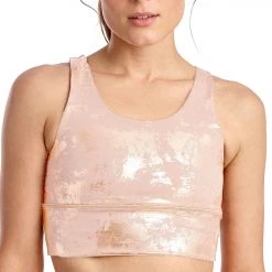 DYI Elevate Yoga Sports Bra Pinecone Slate/Champagne Foil
