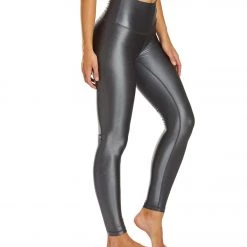 CLOTHING DYI High Waisted Shine Signature Yoga Leggings Nightfall