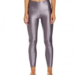 DYI High Waisted Shine Signature Yoga Leggings Moonstone CLOTHING