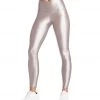 DYI High Waisted Shine Signature Yoga Leggings Slate Champagne CLOTHING