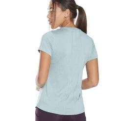 CLOTHING Marika Starter Short Sleeve Yoga Tee Heather Slate Grey
