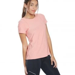Marika Finish Line Short Sleeve Tee Heather Lantana