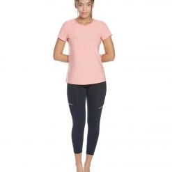 Marika Finish Line Short Sleeve Tee Heather Lantana