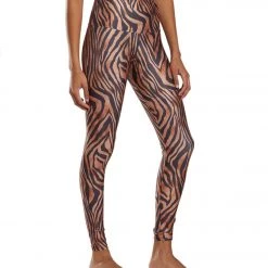 Onzie High Waisted Yoga Leggings Tiger