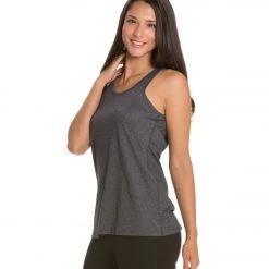 CLOTHING Beyond Yoga Diamond V-Back Tank Heather Gray 9 CLOTHING Beyond Yoga Diamond V-Back Tank Heather Gray