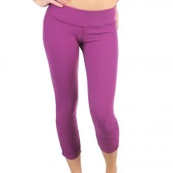 Beyond Yoga Essential Gathered Yoga Capris Wildflower