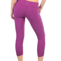 Beyond Yoga Essential Gathered Yoga Capris Wildflower 8 Beyond Yoga Essential Gathered Yoga Capris Wildflower