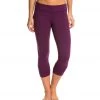 CLOTHING Beyond Yoga Essential Gathered Yoga Capris Imperial Violet