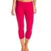 Beyond Yoga Essential Gathered Yoga Capris Wildberry CLOTHING 1 Beyond Yoga Essential Gathered Yoga Capris Wildberry CLOTHING