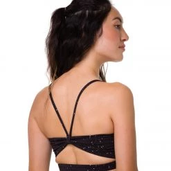 Onzie Bow Yoga Sports Bra Enlightened Foil