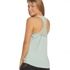 Marika Resist Yoga Tank Aqua Gray