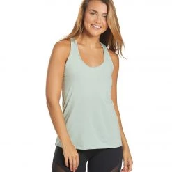 Marika Resist Yoga Tank Aqua Gray
