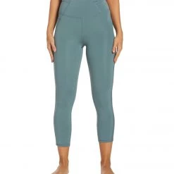 Marika High Waisted Lua Yoga Capris Goblin Blue Women